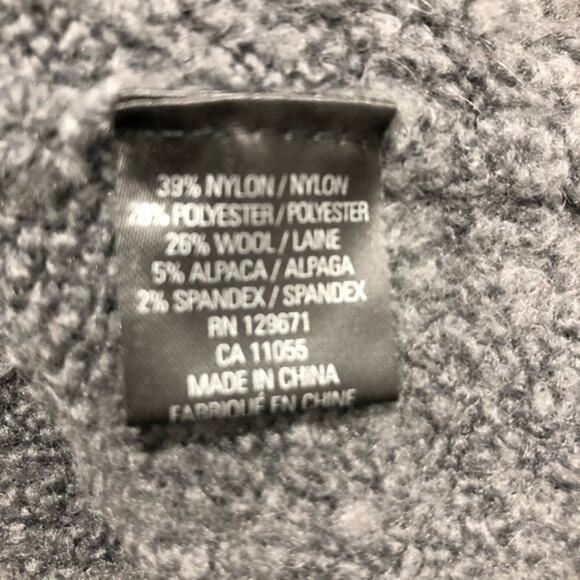 360 Sweater Emory Gray V-Neck Wool and Alpaca Blend Sweater Small NWOT - Picture 7 of 8